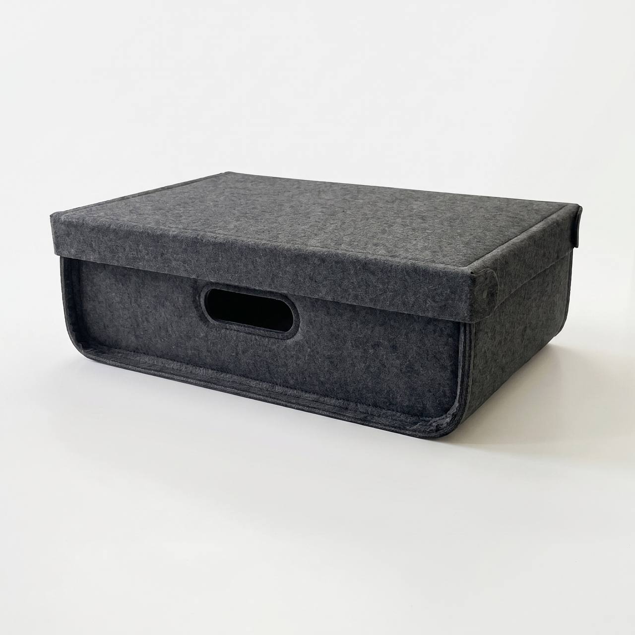Lidded Felt Basket